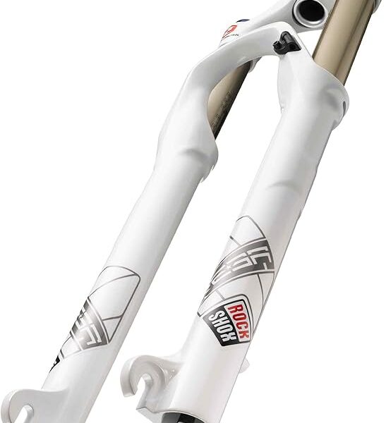 RockShox Korona z rurą sterową i goleniami górnymi RockShox CSU – Reba 29", Air U-Turn 80–120 mm, biała (2009–2011)
