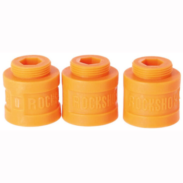 RockShox Zestaw tokenów RockShox Bottomless Tokens – 35 Silver A1 (2021), stalowe golenie, Solo Air, 35 mm (3 szt.)