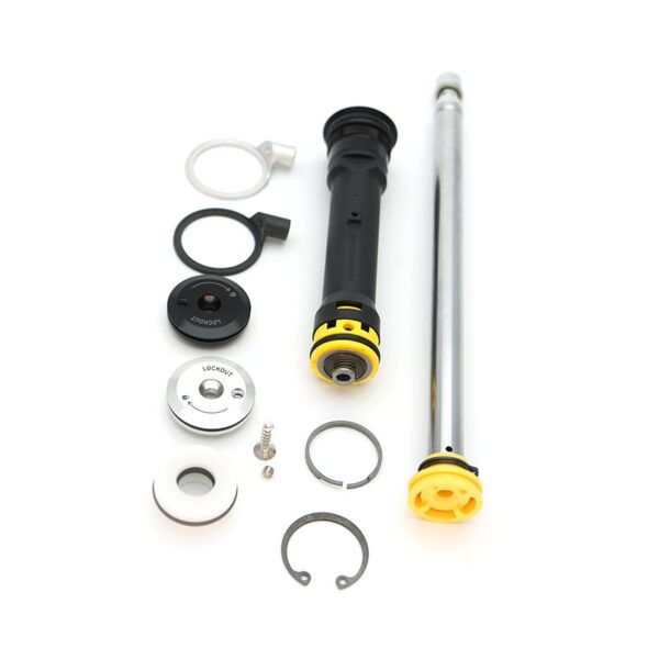RockShox Tłumik kompresji RockShox Remote TurnKey 17 mm – Paragon A1 (PopLoc/pre‑2013 PushLoc) z prawostronnymi elementami wewnętrznymi